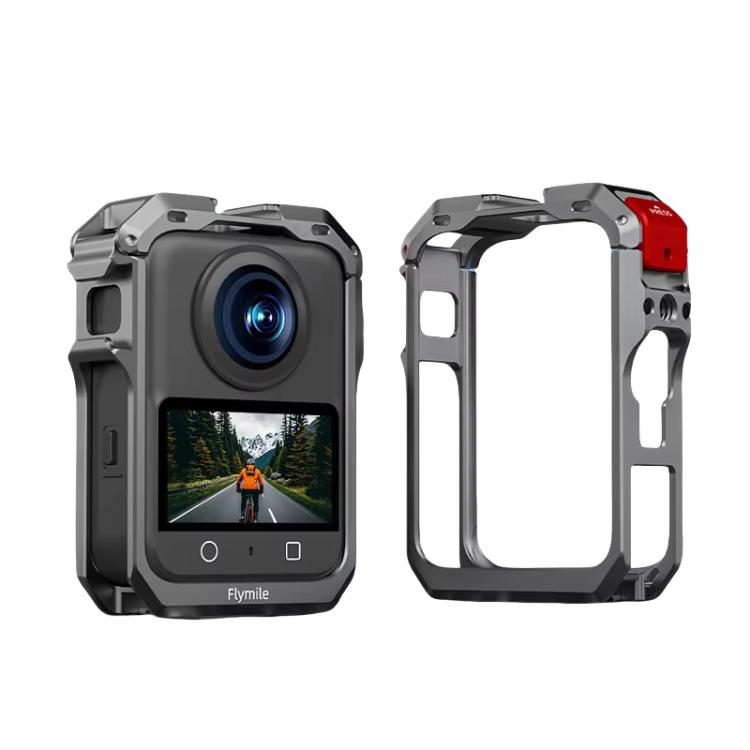 For DJI Osmo 360 Flymile Dual Cold Shoe Metal Quick-Release Cage With Lens C(FLY042_2) - free shipping - PMC Jewellery - Order now!
