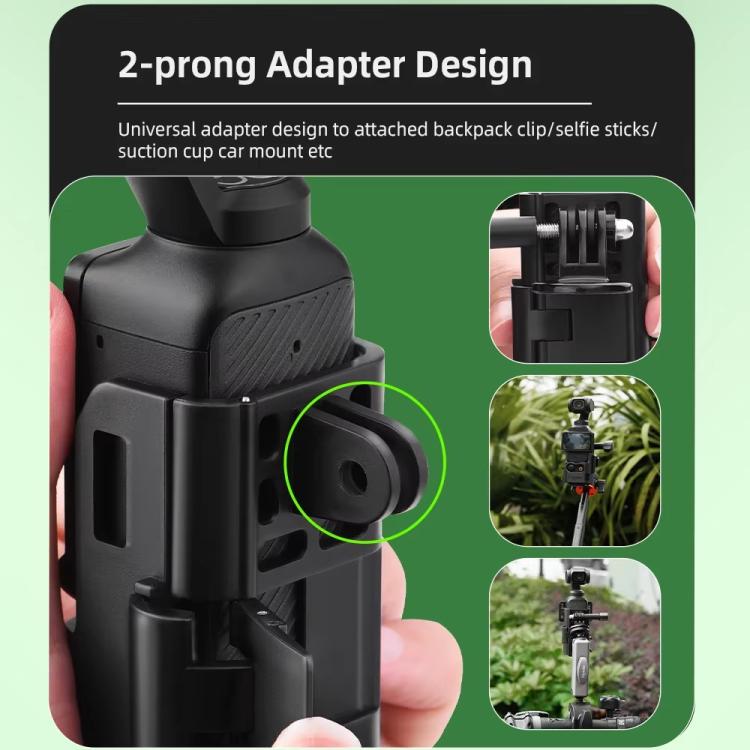 For DJI Osmo Pocket 3 Flymile Multi-Purpose Adapter Frame Expandable Mount(Black) - free shipping - PMC Jewellery - Order now!