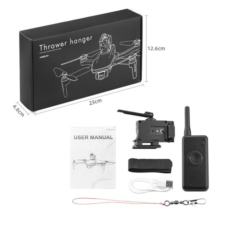 For DJI MAVIC Air 2 / 2S / Mini 4 Pro / 3 Drone Thrower(Black) - free shipping - PMC Jewellery - Order now!
