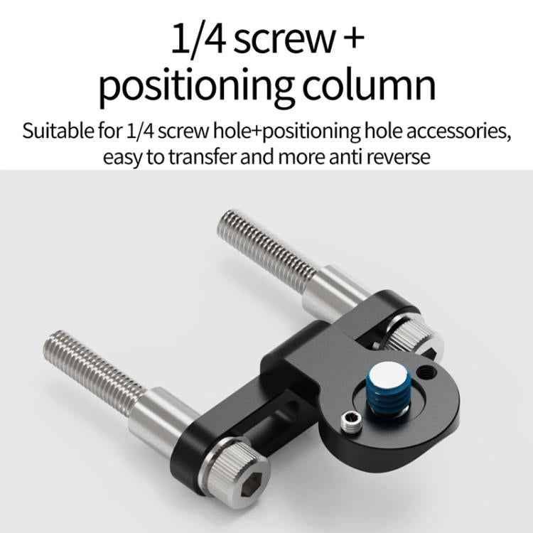 1/4 Arri Positioning Bicycle Stem Camera Mount Cycling Front Light Bracket For Shooting - free shipping - PMC Jewellery - Order now!