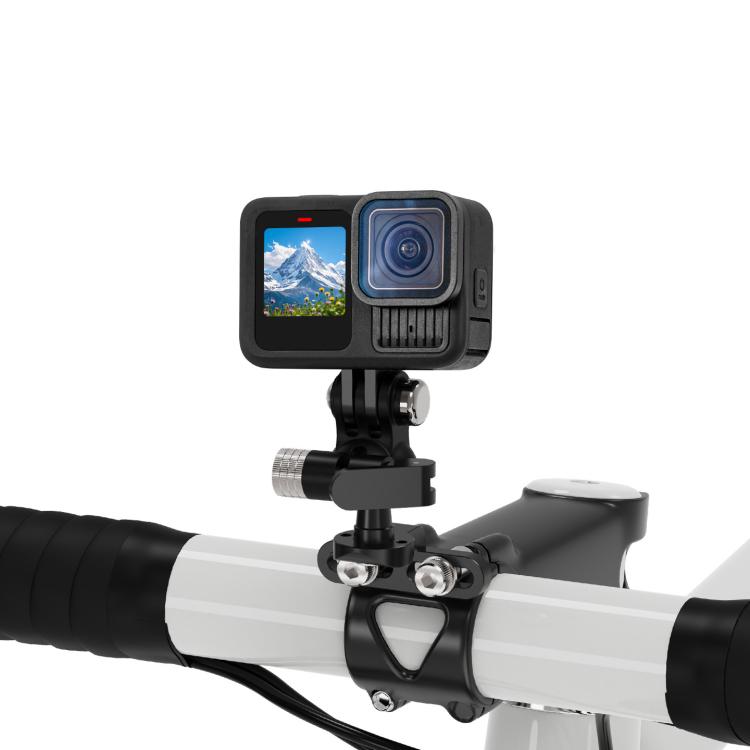 1/4 Universal Damping Adjustment Bicycle Stem Camera Mount Cycling Front Light Bracket For Shooting - free shipping - PMC Jewellery - Order now!