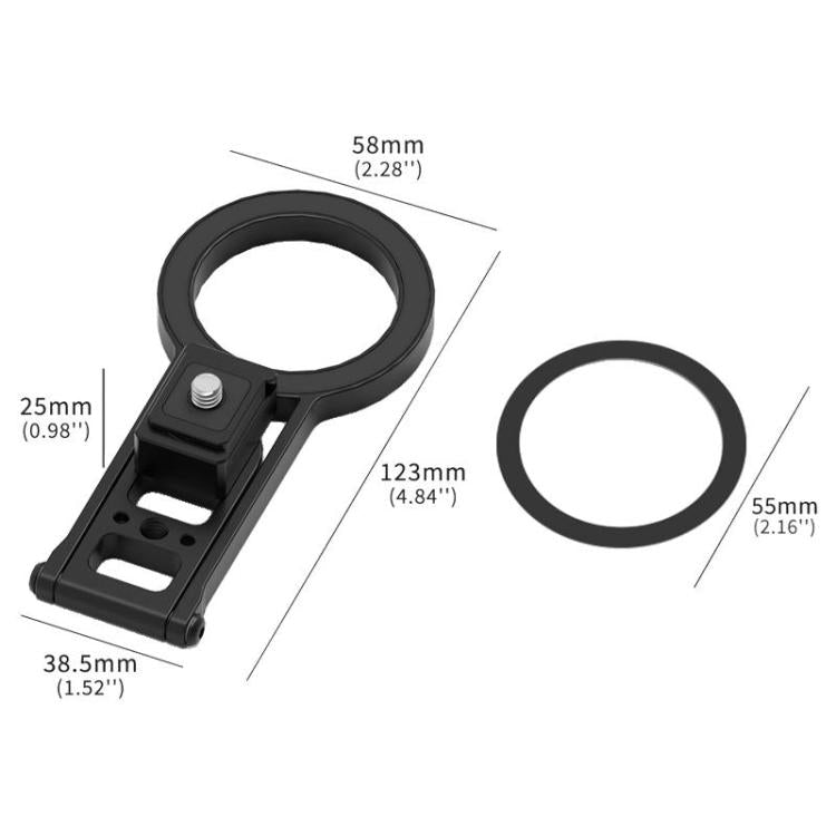 For 1/4 Screw Hole Multifunctional Magnetic Quick Release Base Bracket Expansion