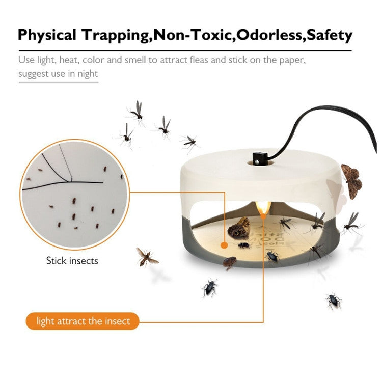 Flea Trap Pet Home Flea Lamp, Plug Type:AU Plug