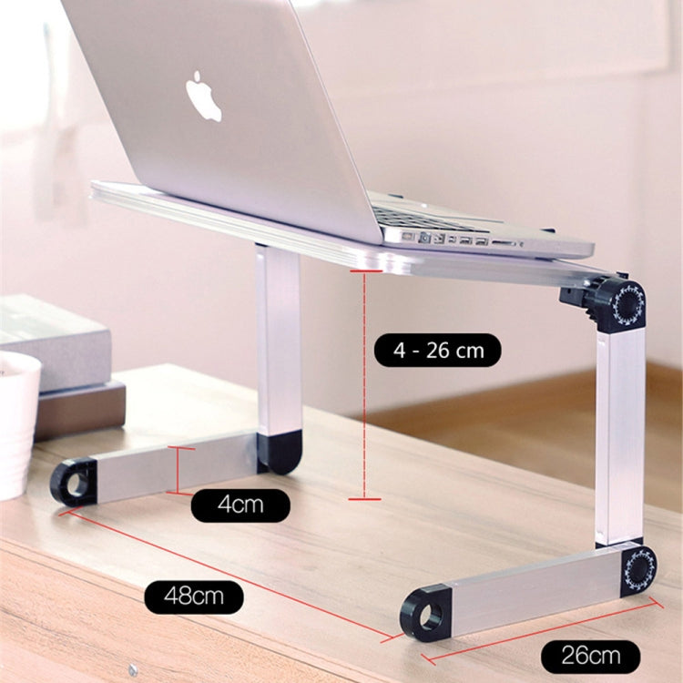 Universal 360 Degree Adjustment Folding Aluminum Alloy Laptop Stand(White) - Laptop Stand by PMC Jewellery | Online Shopping South Africa | PMC Jewellery | Buy Now Pay Later Mobicred