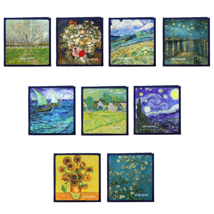 Retro Art DIY Handmade Photo Album Self-Adhesive Film Album, Colour:18 inch Apricot Blossom(30 White Card Inner Pages)