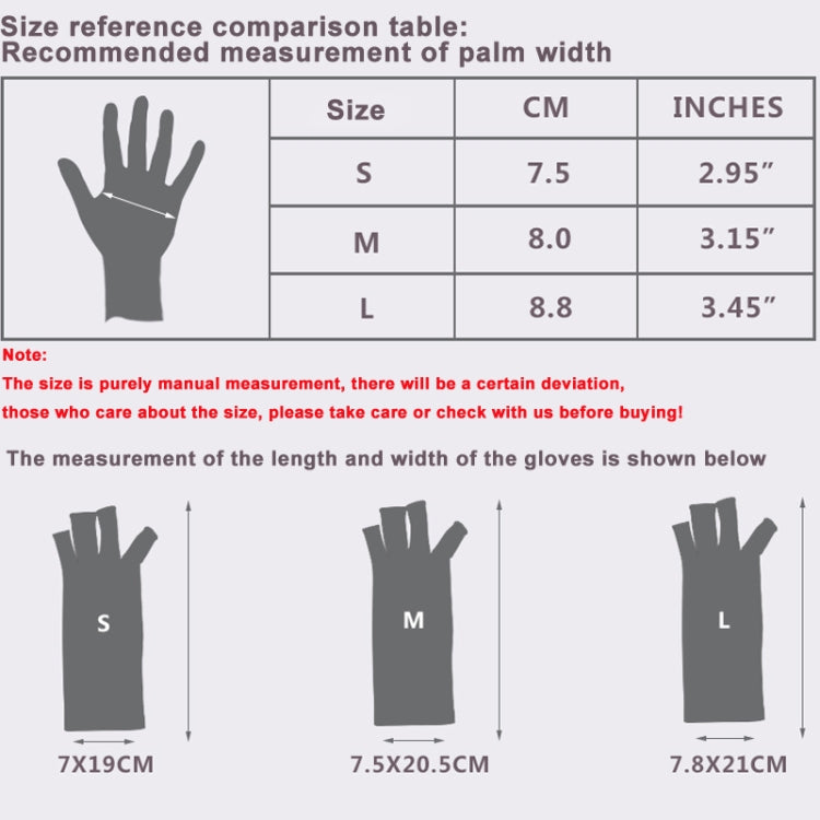 Black Fiber A Pair Sports Breathable Health Care Half Finger Gloves Rehabilitation Training Arthritis Pressure Gloves, Size:L - Safety Gloves by PMC TechLife | Online Shopping South Africa | PMC TechLife