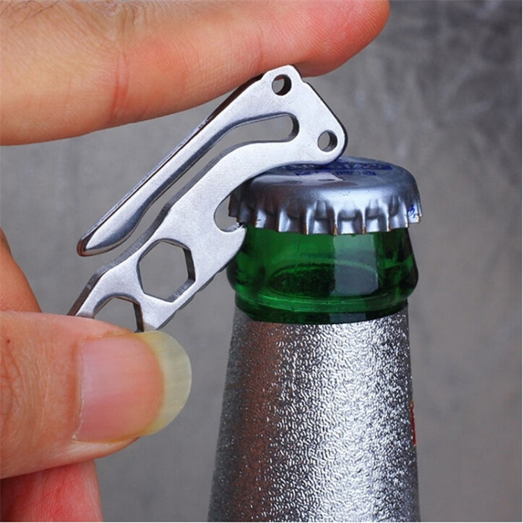 Multi-function Bottle Opener Keychain Outdoor Pocket Tool Pry Bar Hex Key Wrench - free shipping - PMC TechLife - Order now!