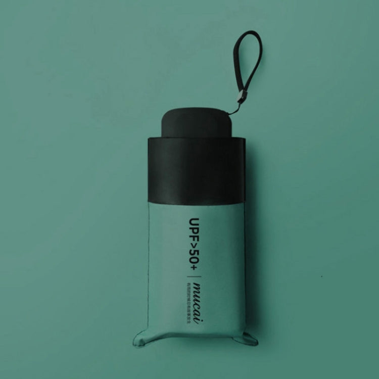 Mini Portable Umbrella Rain Women Windproof Durable 5 Folding Sun Umbrellas(Green) - free shipping - PMC Jewellery - Order now!