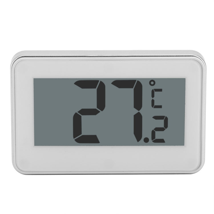 Large LCD Refrigerator Thermometer with Adjustable Stand Magnet Digital Thermometer(White)