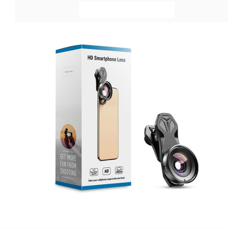 APEXEL APL-HB110 110 Degrees Wide Angle Professional HD External Mobile Phone Universal Lens