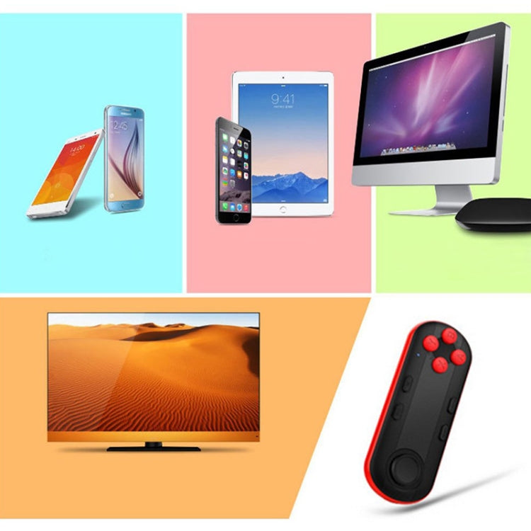 Smart Wireless Bluetooth Gamepad Controller 3D VR Virtual Reality Glasses Joystick Remotes Compatible with Android / IOS(Black) - VR Accessories by PMC TechLife | Online Shopping South Africa | PMC TechLife