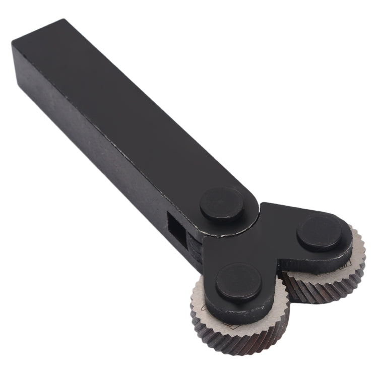 Hardened and Durable Steel Two-wheel Knurled Tool Kit, Style:1.5mm