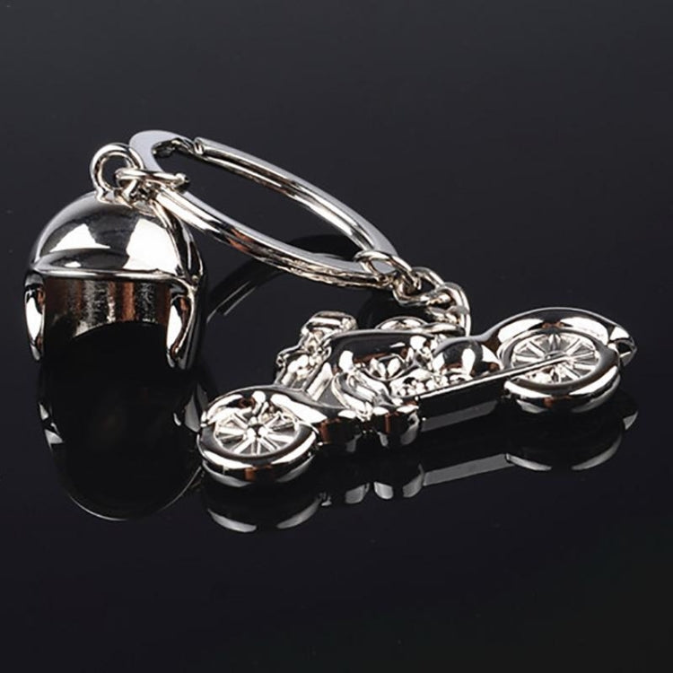 Classic 3D Simulation Model Of Motorcycle Motorcycle Helmet Charms Creation Alloy Key Chain Key Holder Car Key - Key Rings by PMC TechLife | Online Shopping South Africa | PMC TechLife