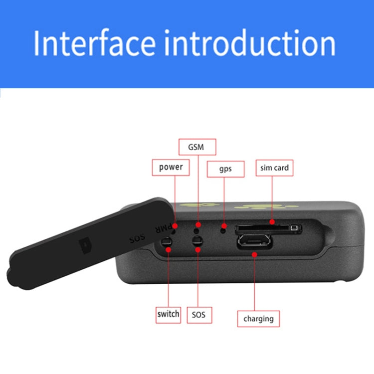 TK203 3G GPS / GPRS / GSM Personal / Goods / Pet / Bag Locator Pet Collar Real-time Tracking Device