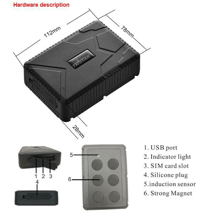 TK915 Magnetic Vehicle 2G GSM GPS Real Time Tracking Tracker - free shipping - PMC TechLife - Order now!