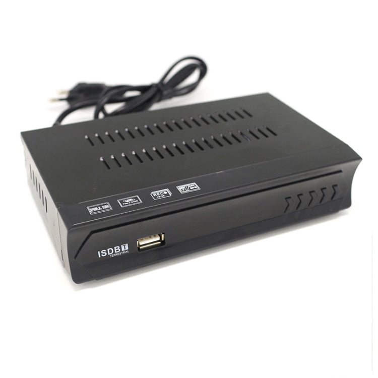 ISDB-T Satellite TV Receiver Set Top Box with Remote Control, For South America, Philippine(EU Plug)
