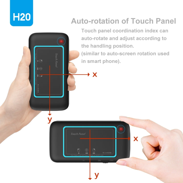 H20 2.4GHz Mini Smart Wireless Multi-Touch Touch Keyboard - free shipping - PMC Jewellery - Order now!