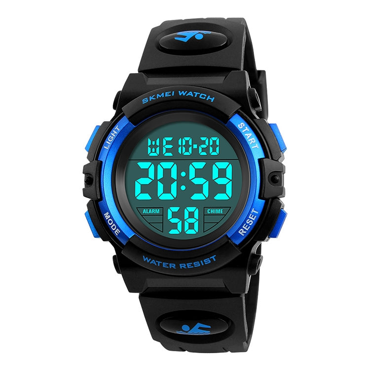 SKMEI 1258 Multifunctional Outdoor Sports Noctilucent Water-resistant Wrist Watch, Size: S(Blue)