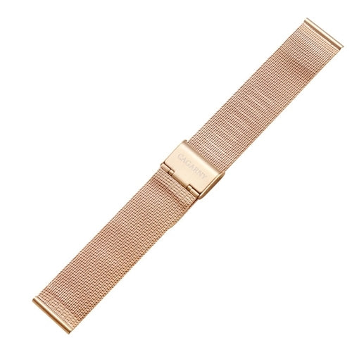CAGARNY Simple Fashion Watches Band Metal Watch Band, Width: 20mm(Gold) - free shipping - PMC TechLife - Order now!