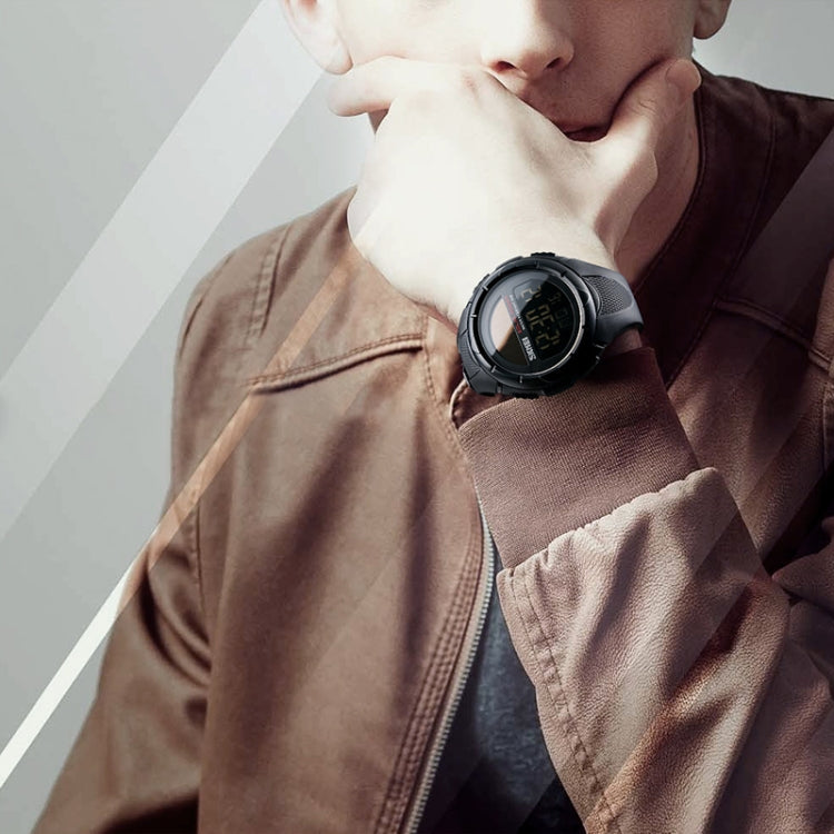 SKMEI 1405 Fashion Solar Power Outdoor Sports Watch Multifunctional 50m Waterproof Men Digital Watch(Khaki) - free shipping - PMC TechLife - Order now!