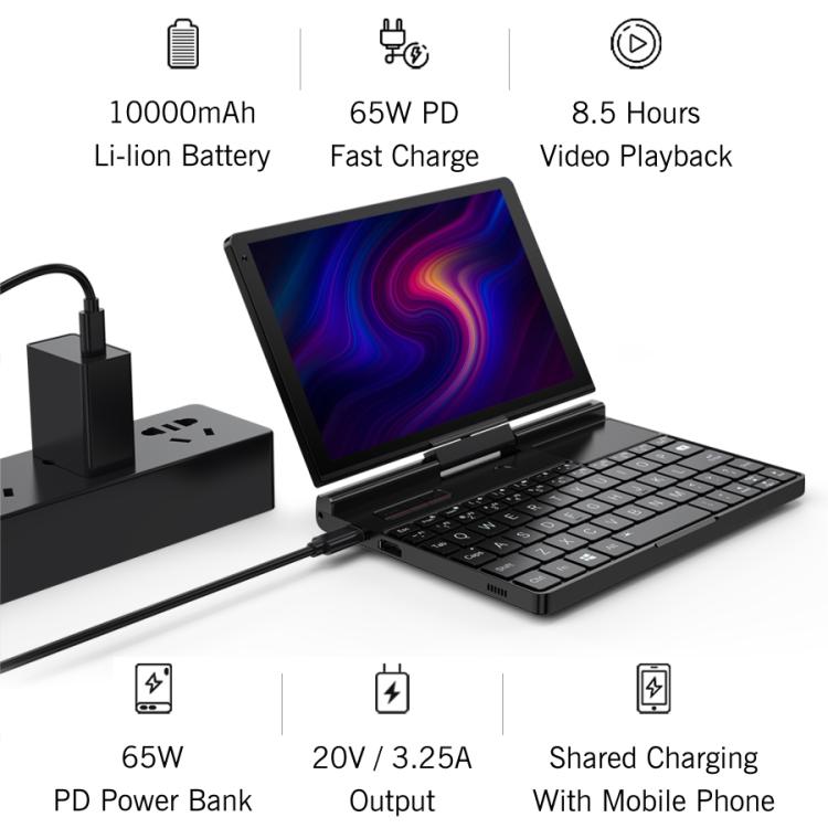 GPD Pocket 3 Handheld PC, 16GB+512GB, 8 inch Windows 11 Home Intel Core i3-1125G4, EU Plug - free shipping - PMC Jewellery - Order now!