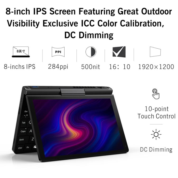 GPD Pocket 3 Handheld PC, 16GB+512GB, 8 inch Windows 11 Home Intel Core i3-1125G4, EU Plug - free shipping - PMC Jewellery - Order now!