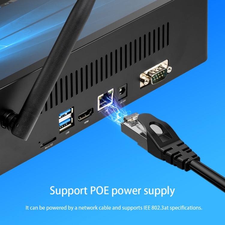 PiPo H10PRO All-in-One Mini PC, 10.1 inch, 8GB+128GB, Windows 10 Intel Celeron J4125 Quad Core up to 2.7GHz, Support WiFi & BT & TF Card & HDMI & RJ45, US Plug(Black) - free shipping - PMC Jewellery - Order now!