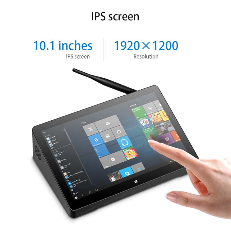 PiPo H10PRO All-in-One Mini PC, 10.1 inch, 8GB+128GB, Windows 10 Intel Celeron J4125 Quad Core up to 2.7GHz, Support WiFi & BT & TF Card & HDMI & RJ45, US Plug(Black) - free shipping - PMC Jewellery - Order now!