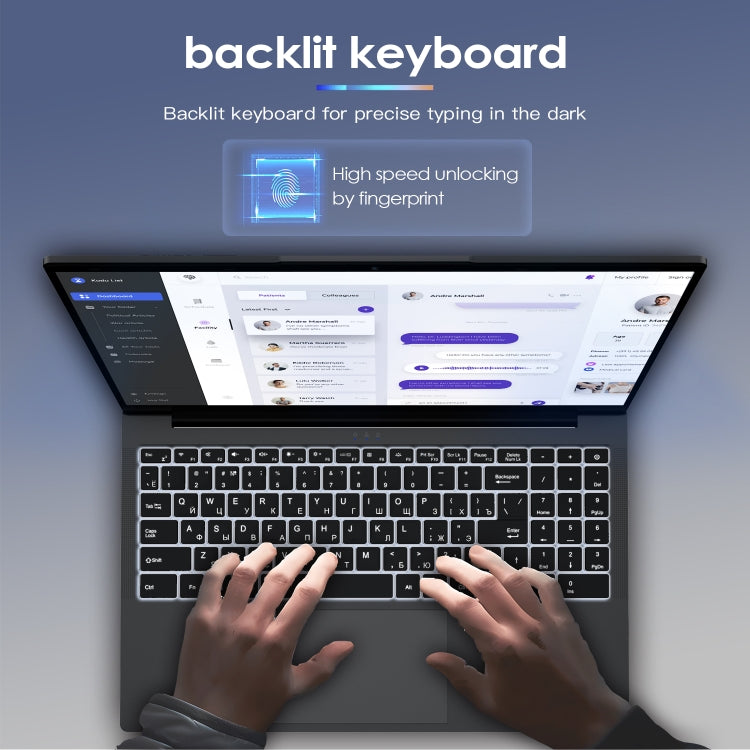 GXMO G156 15.6 inch Laptop, 16GB+512GB, Windows 11 AMD Ryzen 7 5825U Octa Core, Support Fingerprint Unlock, US Plug - free shipping - PMC Jewellery - Order now!