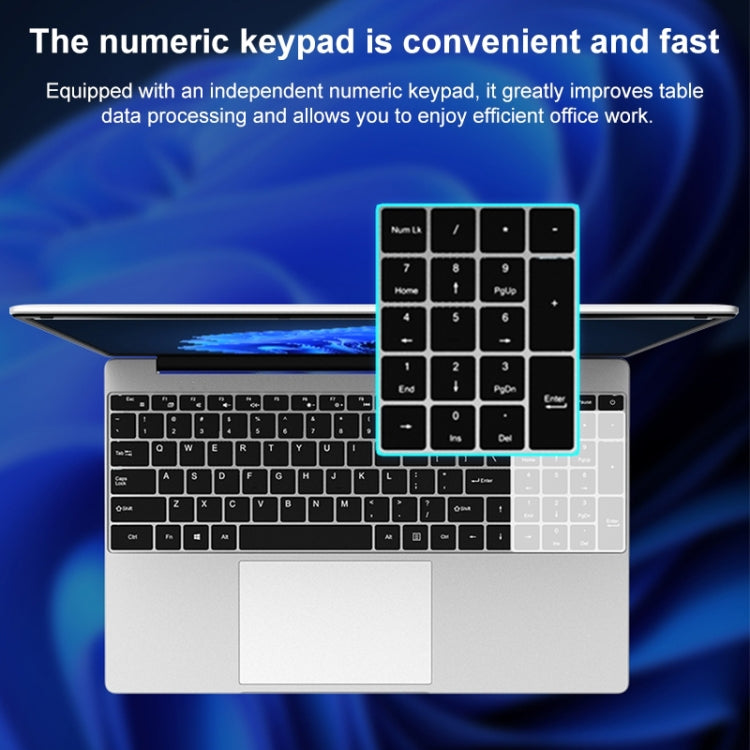 Jumper EZbook S7 Hi 15.6 inch Laptop, 12GB+256GB, Windows 11 Intel Comet Lake 5205U Dual Core, EU Plug(Grey) - free shipping - PMC Jewellery - Order now!