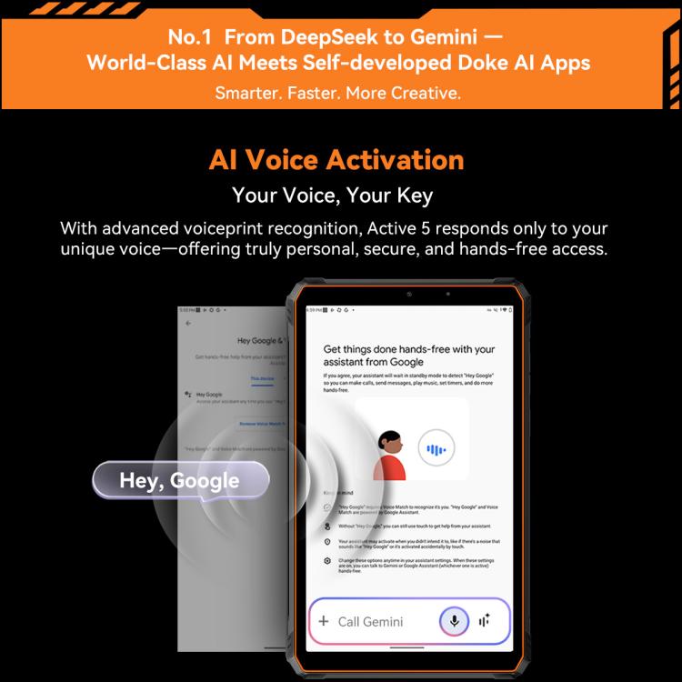 Blackview Active 5 4G Rugged Tablet, 8GB+128GB, 8.68 inch Android 15 Unisoc UMS9230E T615 Octa Core, Global Version with Google Play (Orange) - free shipping - PMC Jewellery - Order now!