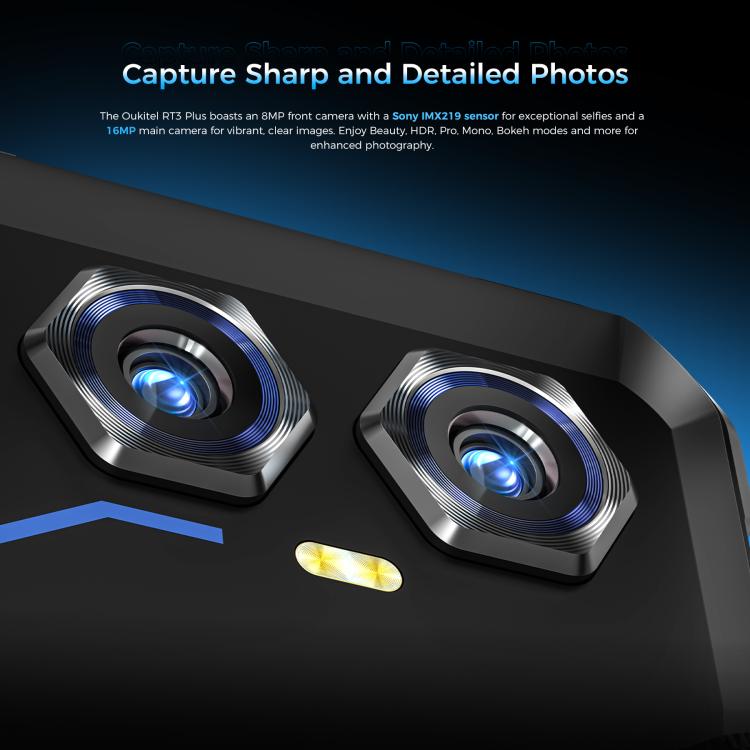 OUKITEL RT3 Plus 4G Network IP68/IP69K Rugged Tablet, 4GB+128GB, 8.0 inch Android 15 MediaTek G81 Octa-Core Support Dual SIM, EU Plug (Blue) - free shipping - PMC TechLife - Order now!