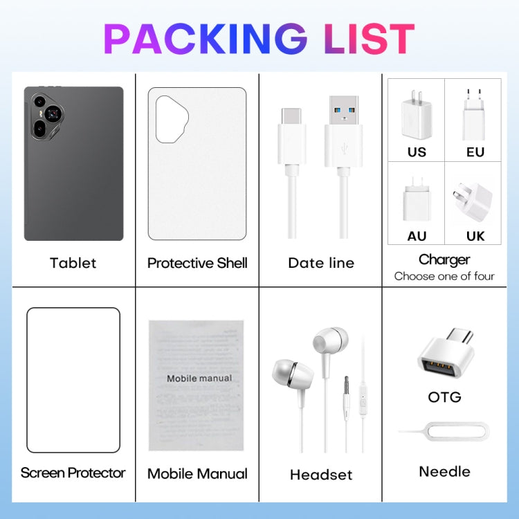 Pad7 Ultra 10.1 inch 3G Phone Call Tablet PC, 2GB+32GB, Android 8.1 MTK6737 Quad Core, AU Plug (Silver) - free shipping - PMC Jewellery - Order now!