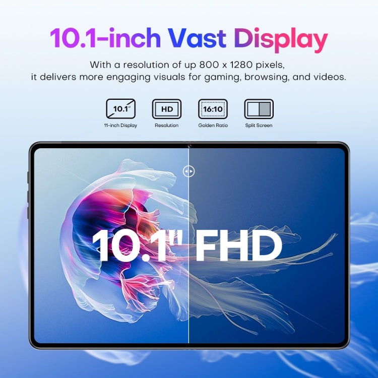 Pad7 Ultra 10.1 inch 3G Phone Call Tablet PC, 2GB+32GB, Android 8.1 MTK6737 Quad Core, AU Plug (Silver) - free shipping - PMC Jewellery - Order now!