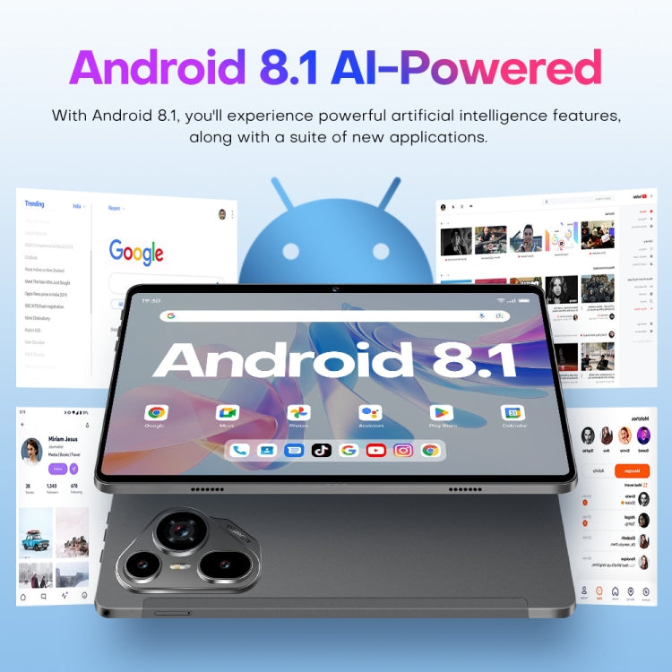 Pad7 Ultra 10.1 inch 3G Phone Call Tablet PC, 2GB+32GB, Android 8.1 MTK6737 Quad Core, AU Plug (Silver) - free shipping - PMC Jewellery - Order now!
