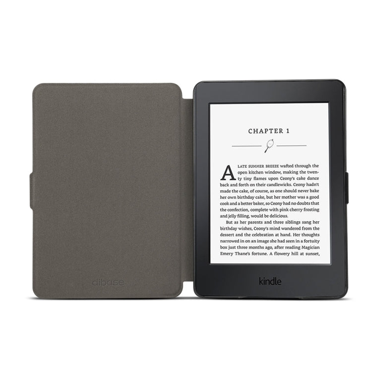 European Flower Vine Print Horizontal Flip PU Leather Protective Case for Amazon Kindle Paperwhite 1 & 2 & 3 with Sleep / Wake-up