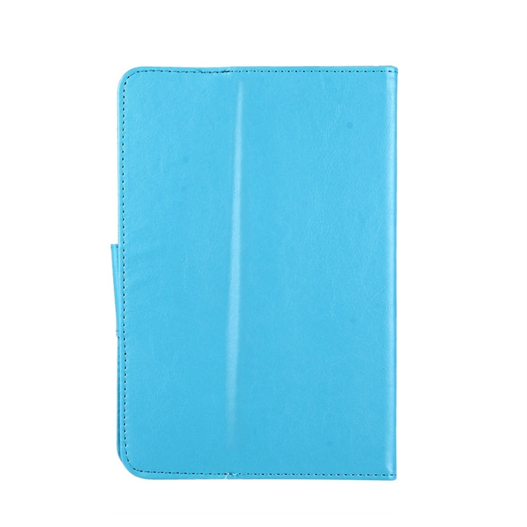 8 inch Tablets Leather Case Crazy Horse Texture Protective Case Shell with Holder for Galaxy Tab S2 8.0 T715 / T710, Cube U16GT, ONDA Vi30W, Teclast P86(Baby Blue)