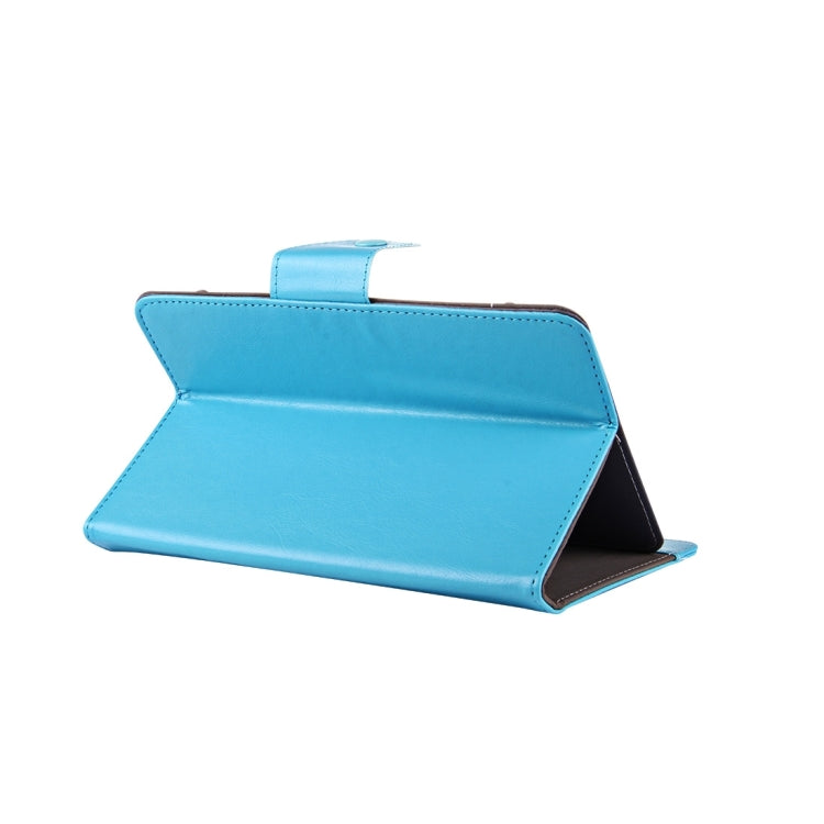 8 inch Tablets Leather Case Crazy Horse Texture Protective Case Shell with Holder for Galaxy Tab S2 8.0 T715 / T710, Cube U16GT, ONDA Vi30W, Teclast P86(Baby Blue)