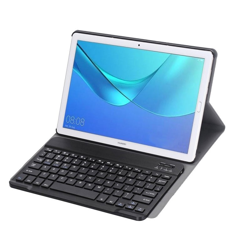 Detachable Bluetooth Keyboard Ultrathin Horizontal Flip Leather Tablet Case for Huawei MediaPad M5 / M5 Pro 10.8 inch, with Holder(Black)