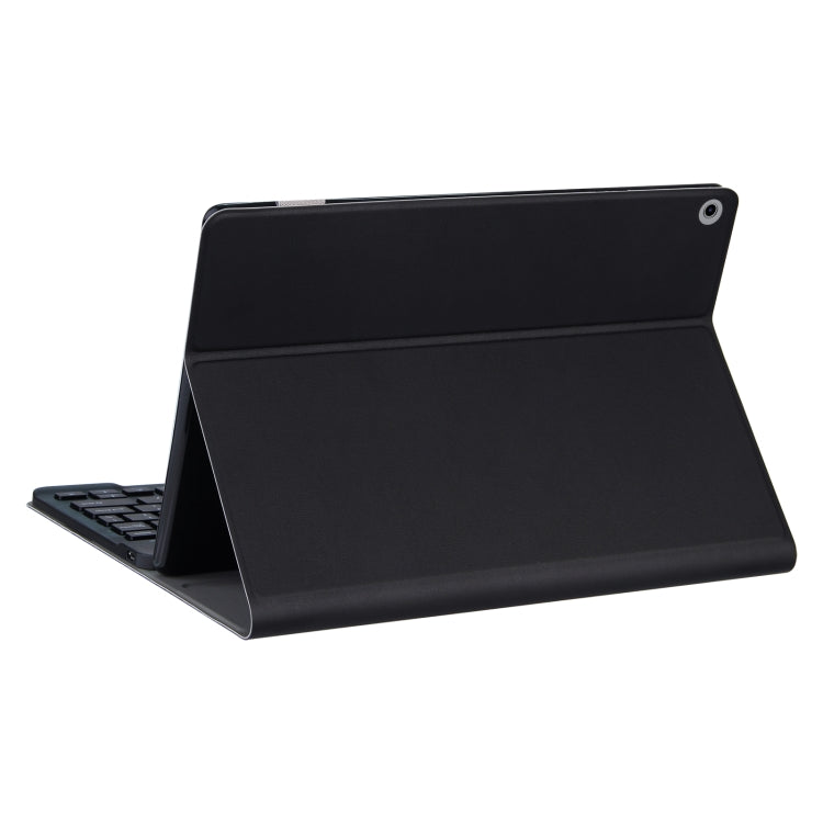 DY-M10ReL 2 in 1 Removable Bluetooth Keyboard + Protective Leather Tablet Case with Holder for Lenovo Tab M10 FHD REL(Black) - Lenovo Keyboard by PMC TechLife | Online Shopping South Africa | PMC TechLife