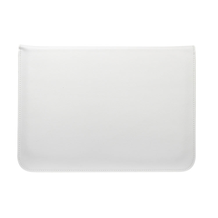 Universal Envelope Style PU Leather Case with Holder for Ultrathin Notebook Tablet PC 11.6 inch, Size: 32.5x21.5x1cm(White)