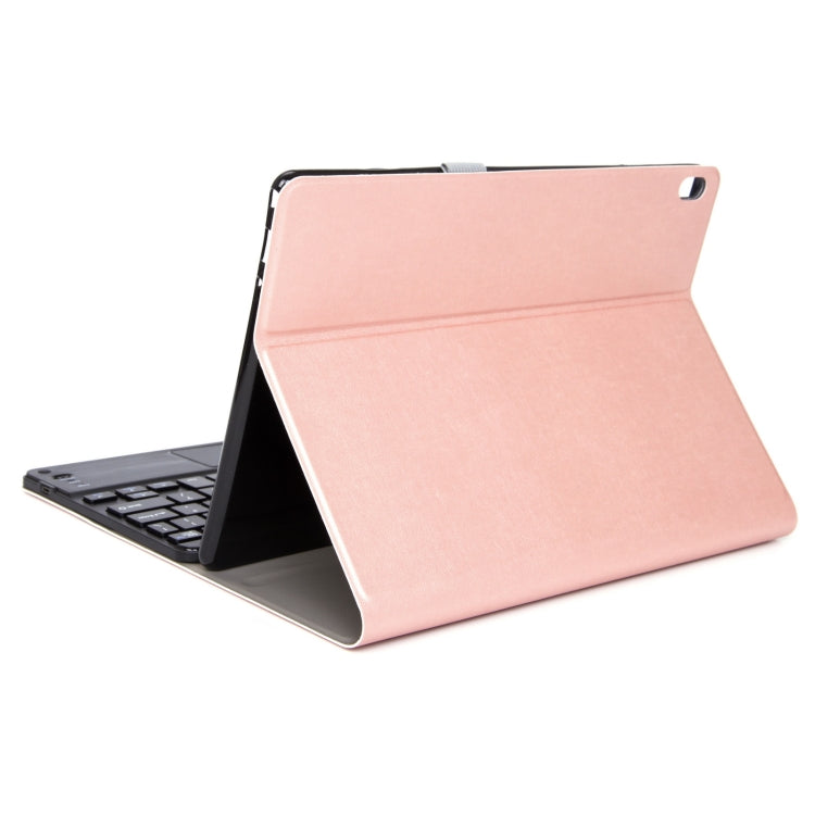 M10-C 2 in 1 Removable Bluetooth Keyboard + Leather Tablet Case with Touchpad & Holder for Lenovo Tab M10 TB-X505X (Rose Gold) - Lenovo Keyboard by PMC TechLife | Online Shopping South Africa | PMC TechLife
