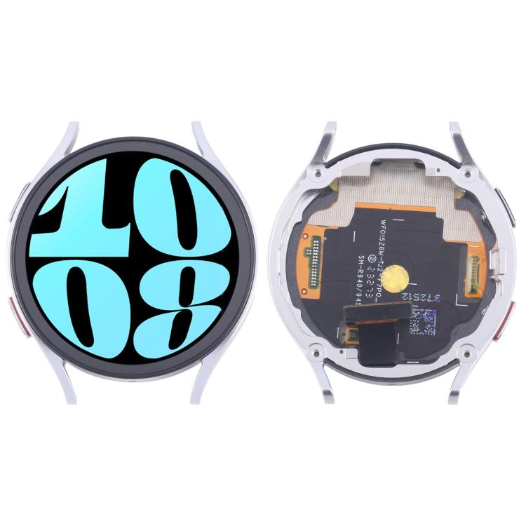 For Samsung Galaxy Watch6 44mm SM-R940/R945 Original LCD Screen Digitizer Full Assembly with Frame (Silver)