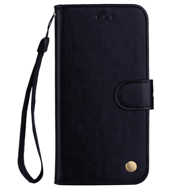 For Xiaomi Mi A1 & 5X Business Style Oil Wax Texture Horizontal Flip Leather Case with Holder & Card Slots & Wallet & Lanyard(Black)