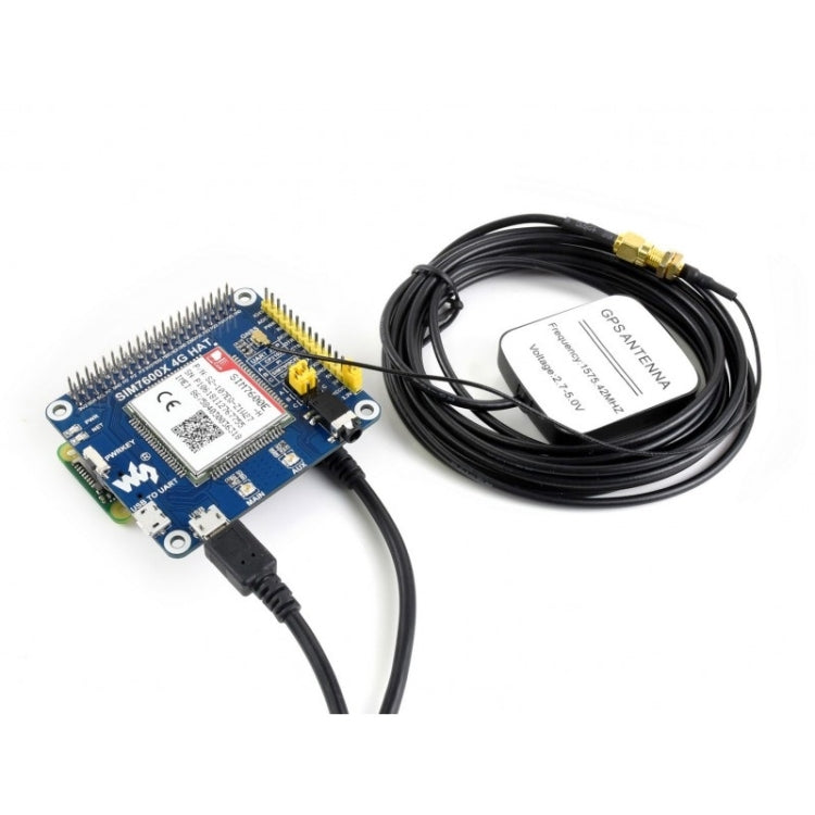 Waveshare 4G / 3G / 2G / GSM / GPRS / GNSS HAT for Raspberry Pi, LTE CAT4, for Southeast Asia, West Asia, Europe, Africa - free shipping - PMC Jewellery - Order now!
