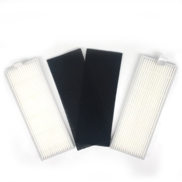XI217 4 Pairs K614 Side Brushes + 4 PCS I207 Filters + Main Brush I202 Set for ILIFE A4