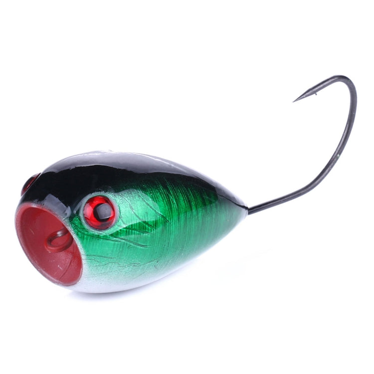 HENGJIA PO036 8cm/13g Big Mouth Single Hook Hitting Water Wave Hard Bait Lure Outdoor Fishing Gear Lure Fishing Bait Fishing Tackle (PO036-2)