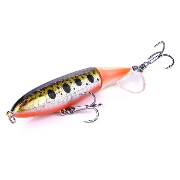 HENGJIA PE018 10cm/13g Propeller Tractor Shaped Hard Baits Fishing Lures Tackle Baits Fit Saltwater and Freshwater (3#)