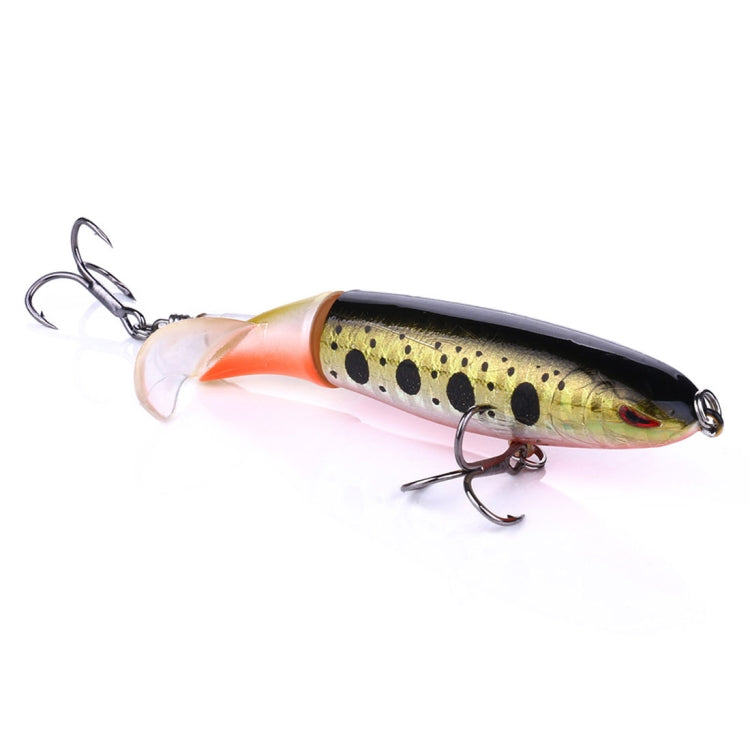 HENGJIA PE018 10cm/13g Propeller Tractor Shaped Hard Baits Fishing Lures Tackle Baits Fit Saltwater and Freshwater (3#)