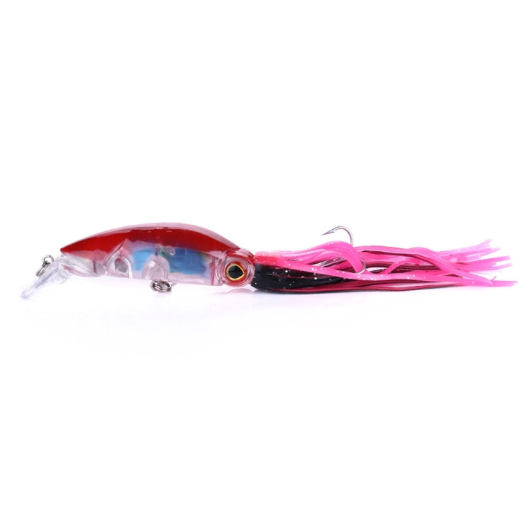 HENGJIA JIZ002 10cm/16.6g Big Octopus Squid Shaped Hard Baits Long Shot Fishing Lures Tackle Baits Fit Sea Fishing and Freshwater Fishing (F)